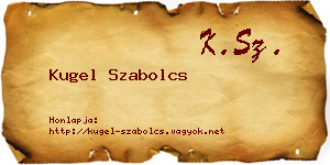 Kugel Szabolcs névjegykártya